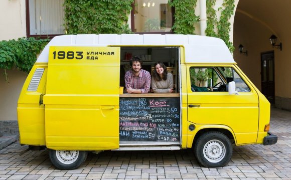House On Wheels Selling In A Kazakh